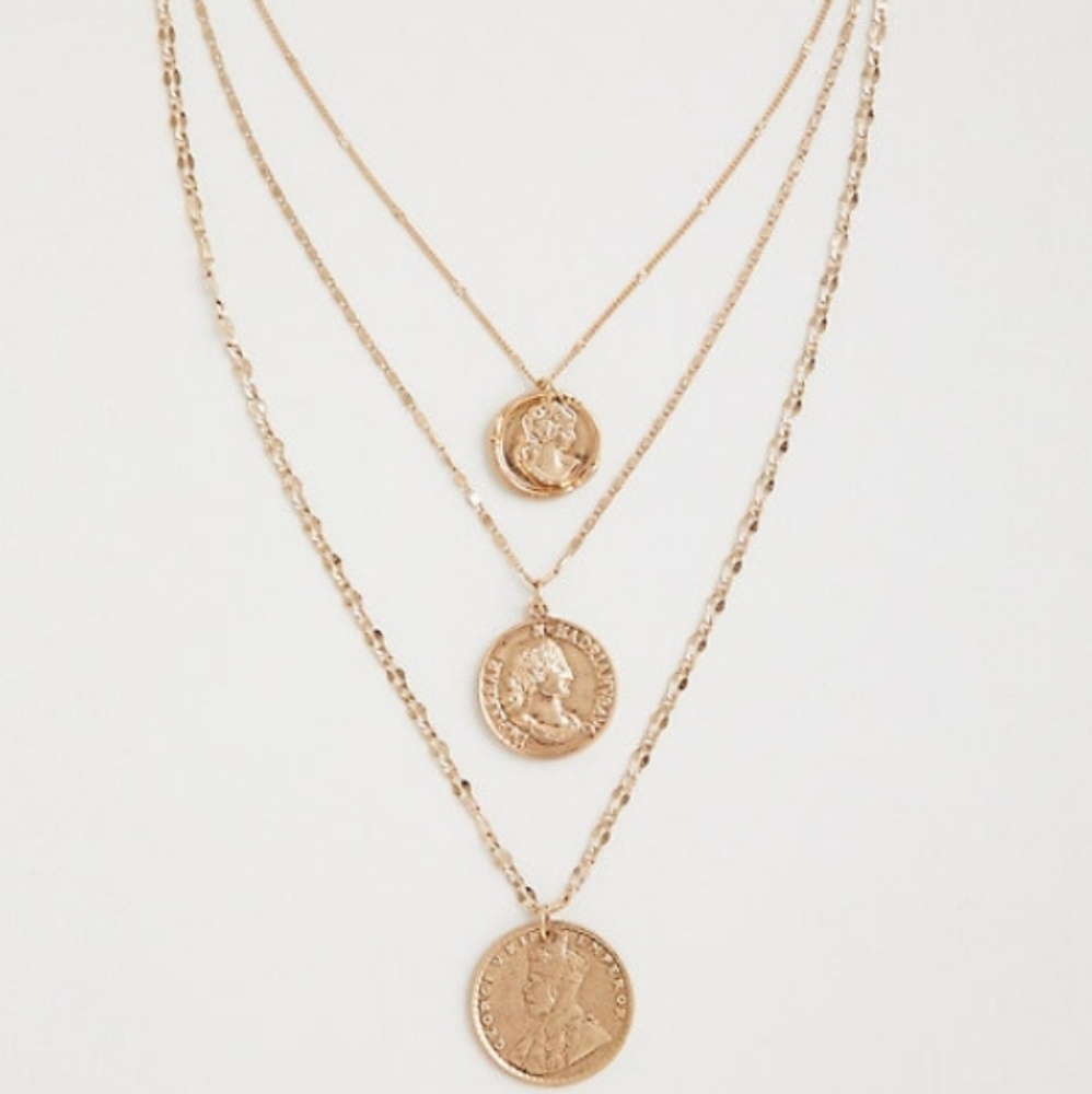NWT| Torrid Gold coin layered necklace